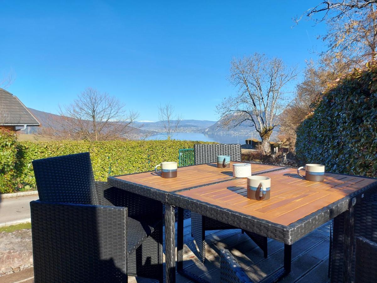 Casa vacanze Entre Et Montagne, Chaleureuse Maison 3 Pièces Avec Très Belle Vue D'annecy. Terrasse, Jardin, Parking, Cheminée, Barbecue …. Saint-Jorioz
